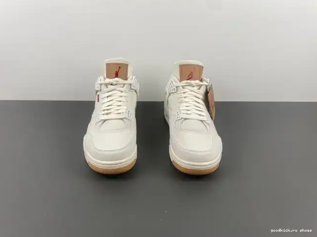 Jordan 4 Levi's Air x 'White' AO2571-100 0621